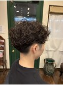 マッシュショートパーマ