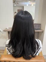 アジュテ(ajouter)&nbsp;自然なストレート+パーマで毎朝ラクに♪柔らか艶髪ロング