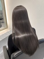 レオネ 梅田 中津店(Leone) 梅田/中津 髪質改善 透明感グレージュロング