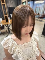 ルナバイルヴェール(LUNA by LeVert)&nbsp;大人かわいい夏っぽベージュボブ☆★
