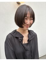 ファヴォリ(favori)&nbsp;【favori 自由が丘】レイヤーボブ ミニボブ オリーブカラー