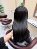 【夏のうねり・広がり解消】艶髪縮毛矯正+カット50%OFF¥12000~小平/白髪