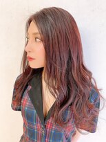 シエ バイ ケンジ 湘南台(sie by KENJE)&nbsp;ダークパープル/ナチュラルショート/夏のヘアアレンジ/湘南台