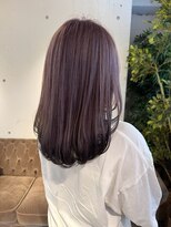 エイム ヘア リアム 調布店(eim hair liam)&nbsp;ニュアンスカラー/透明感カラー/ラベンダーグレージュ/抜け感