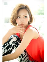 クロード モネ 池袋店(Claude MONET) 前髪に立ち上がりをつけたしなやかウェーブ