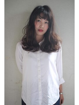 ヘアー ルーム レッド(hair room. red by NYNY) セミロング×重めAライン×ナチュラル