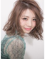 ヘアーカラープラス 都賀店(PLUS) 柔らかな女性らしさ。ラフセミディ