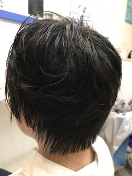 アクアリッシュ ヘアー(Aqualish Hair) ショートハーフトップパーマ