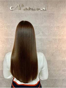 ナチュラル 郡山店(Natural) 艶髪ストレート☆髪質改善ロイヤルトリートメントで美髪