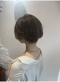 Line☆大人可愛いハンサムショート×ハイライトココアブラウン