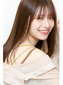 艶髪セミロングナチュラルストレート