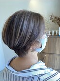 ハイライト×大人ショート
