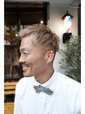 <理容室>ツーブロック アップバンク ハイトーン