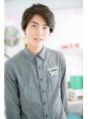 デキる男の◎モノトーングレージュニュアンスマッシュa1