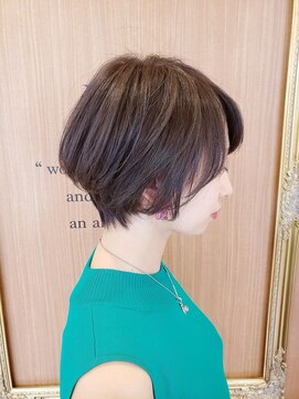 ロンドプロフィール 浦和(Lond profil) アッシュブラウンオフィスヘアネオウルフ外ハネボブ