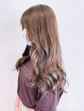 アイティーバイアルバム 藤沢店(IT by ALBUM) オリーブベージュロング_フェザーバング_ba337891