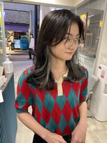 ノラ シブヤ(NORA)&nbsp;インナーグレー、インナーカラー、イヤリングカラー【木原】