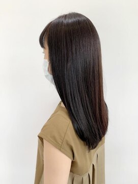 ヘアーアンドスパ フェリーチェ ミチ 野田屋町店(HAIR&SPA felice MICHI) 【佐藤夏美】白髪染め艶ロング