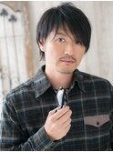 ラフな動きで大人無造作ロングウルフO