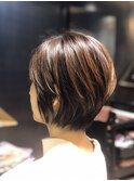 涼しげショートボブ