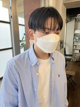 バイフィフス 原宿/表参道(by fifth) ◇シースルーバング メンズマッシュ 韓国ヘア コンマヘア