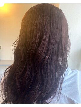 ヘアーココカシェット(hair coco cachette) 【cachette/別府】　ピンクバイオレットカラー