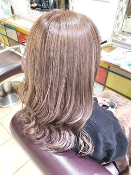 ネオリーブ チッタ 阿佐ヶ谷店(Neolive citta) ダブルカラー☆大人可愛いシルバーベージュ☆