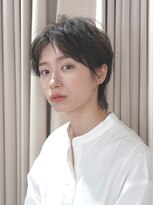 ヘアーラウンジ エゴ(Hair Lounge EGO) ニュアンスパーマでおしゃれショートに　ショートボブ　武蔵新城