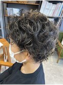 パーマ&メッシュ