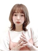 くびれミディココアベージュツヤオレンジ透明感20代30代40代