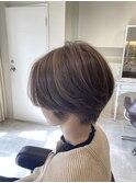 柔らかハイライトショートヘア