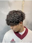 波巻きパーマ 波巻きスパイラル