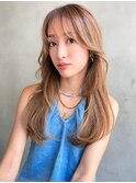 steelo 海外風レイヤー×ミルクティーベージュ