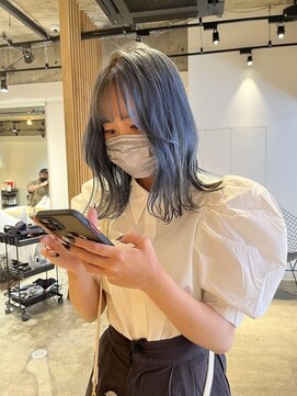 リミットバイアフィナー 大宮店(limit by Afinar) くびれヘア×pail blue