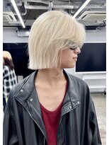 カット ブリーチ デザインカラー ダブルカラー インナー 名古屋