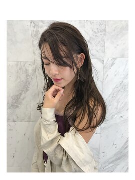 グランツ(hair design Granz) ゆる巻き＋濡れ髪