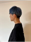 MEN'SHAIRアッシュブラックベリーショートツーブロック