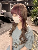 インク(ink)&nbsp;お顔周りインナーカラー☆