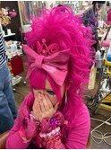 高さにこだわったド級の盛り髪スタイル♪実物は写真より迫力満点