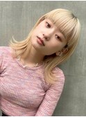 ハイトーン ワイドバング オン眉