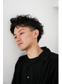 メンズパーマ　無造作ヘア　ショートパーマ　ツーブロック