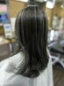 【No.5】も少しお洒落したいハイライト(表面)＋透明感カラー全体＋カット　