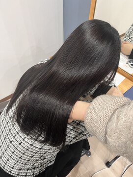 ルル 宇都宮(Loulou) ULTOWAトリートメント×暗め艶カラー