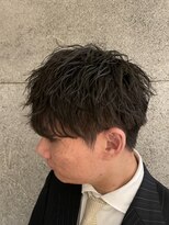 ニアウ 伊勢崎連取店(Niau)&nbsp;メンズマッシュツイストスパイラルパーマメンズパーマ