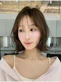 大人ボブレイヤーカットボブミディアムくびれヘア銀座有楽町