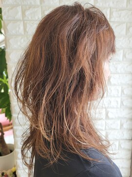 松本平太郎美容室 国立店 ロングウェーブ×イノアカラー