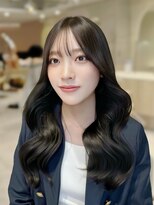 ミズチャーム(Ms.CHARM)&nbsp;韓国/オリーブグレージュ/レイヤーカット/顔まわり/外苑前