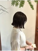 肩上ロブ　切りっぱなし