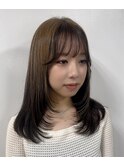 顔周りレイヤーカット