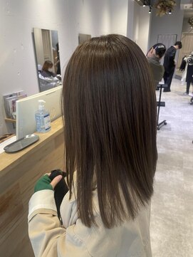 リタ(rita.) まつだて/オリーブベージュ/艶髪/オージュア